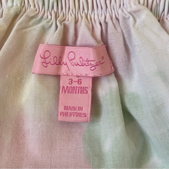 Lily Pulitzer Girls’ Sarafina Ant Print Dress with Matching Diaper Cover - 3-6M - Picture 12 of 13